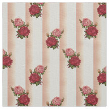Rosa Dourado Stripes Rosas Chic Linen Floral