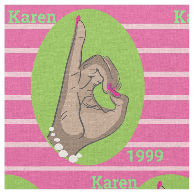 Tecido rosa e verde Bonito (Detalhe)