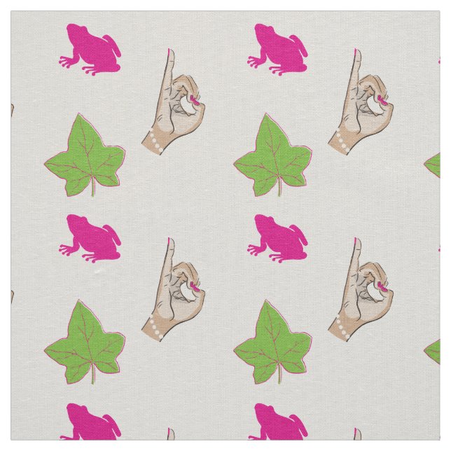 tecido rosa e verde da Sorority Life (Modelo)