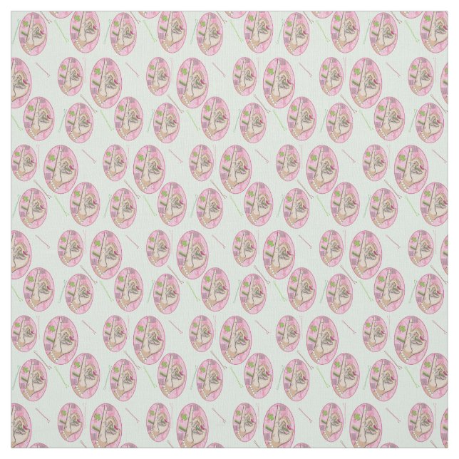 tecido rosa e verde da Sorority Life (Modelo)