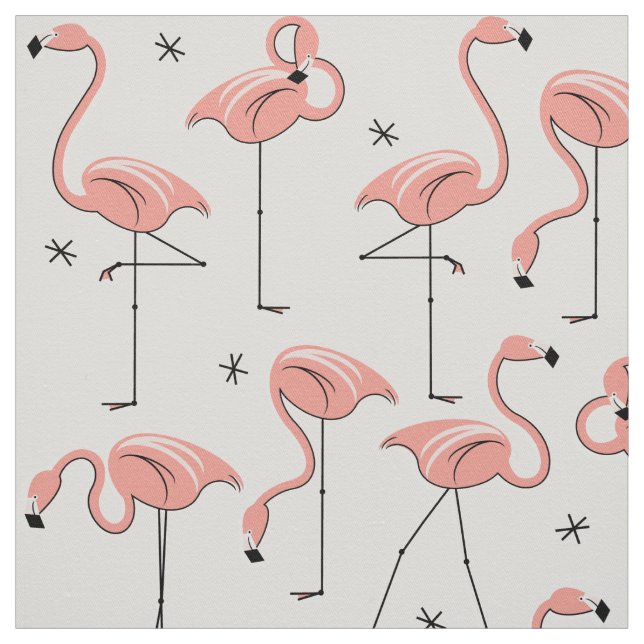 Tecido Rosa Flamingos (Modelo)