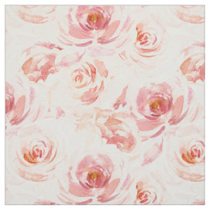 Tecido Rosa Floral Cor-de-Água Rosa Rosa