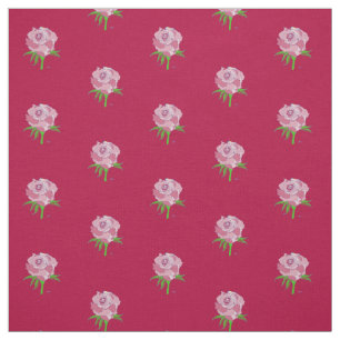 Tecido - Rosa inclinado