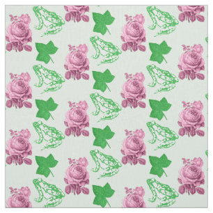 Tecido rosa perfeito e verde