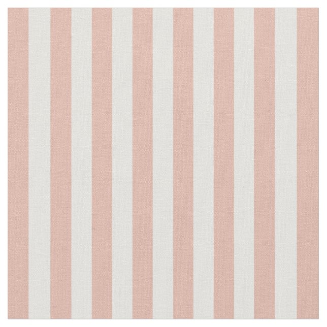 Tecido Rosa Salmão e Listras de Marfim (Detalhe)