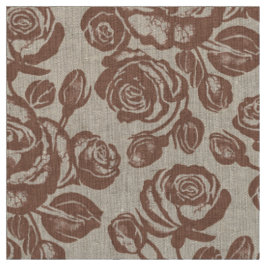 Tecido Rosa Terra Mocha