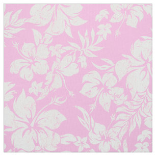 Tecido Rosa tropical floral havaiano de Pareau do