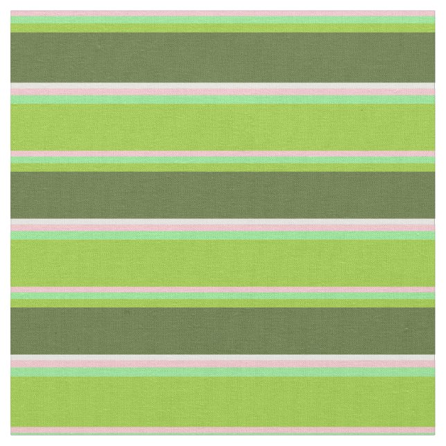 Tecido Rosa, Verde Claro, Verde, Verde Azul Escuro, Verde (Detalhe)
