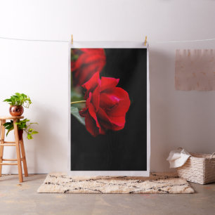 Tecido Rosa vermelha