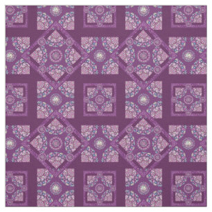 Tecido Rosace vermelho cardinal