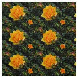 Tecido Rosas amarelos