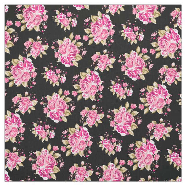 Tecido Rosas Florais chiques (Modelo)