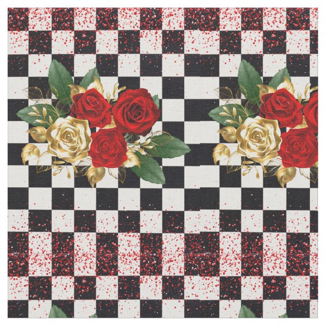 TECIDO ROSAS, FLORES, PADRÃO (Detalhe)