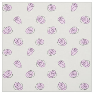 Tecido Rosas Lilás Multi