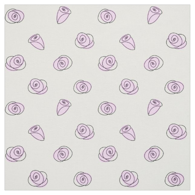 Tecido Rosas Lilás Multi (Modelo)