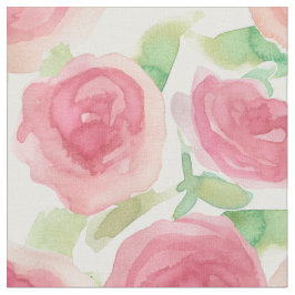 Tecido Rosas Repolho Rosa Floral Country Inglês