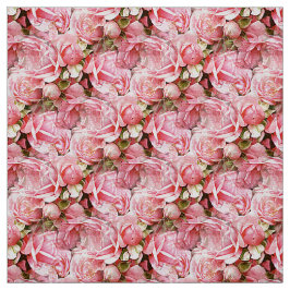 Tecido Rosas Rosa