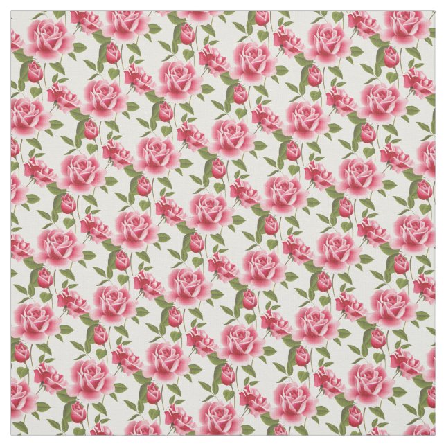 Tecido Rosas Tecido-Cor-de-rosa feitos sob encomenda (Modelo)
