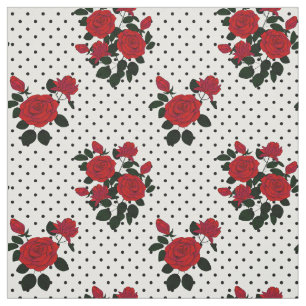 Tecido Rosas vermelhas.