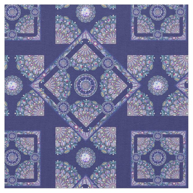 Tecido rosca azul (Detalhe)