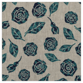 Tecido Rose Pandora - Azul Marinho