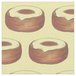 Tecido Rosquinha-rosca-fosco-pastelaria