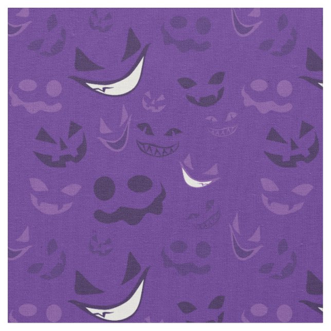 Tecido Rostos Spooky (Detalhe)