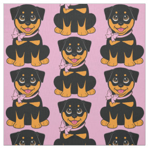 Tecido Rottweiler Pupppy