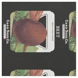 Tecido Rótulo do Pacote de Sementes de Beet