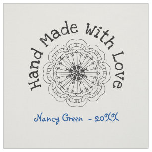 Tecido Rótulos de costura personalizados de inclinação