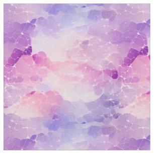Tecido Roxo, Azul e Rosa Abstrato