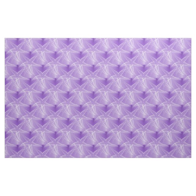 Tecido roxo da praia da estrela do mar (Fat Quarter)