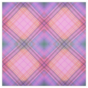 Tecido roxo da xadrez