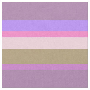 Tecido Roxo Desbotado e Listras Horizontais Lilás
