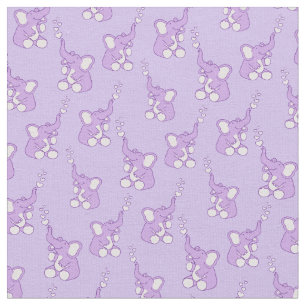 Tecido roxo do berçário do teste padrão do
