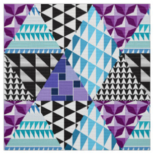 Tecido Roxo dos retalhos do diamante