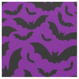 Tecido roxo halloween vampiro morcegos gótico