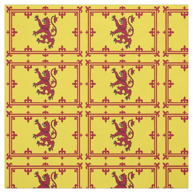 Tecido Royal Arms of Scotland Flag Pattern (Modelo)