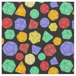 Tecido RPG Gaming Dice, Conselho, Jogos Fantásticos Patte
