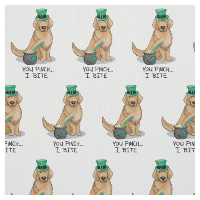 Tecido Rua, Cachorro do Retriever do Ouro do Patrick (Modelo)