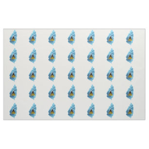 Tecido Rua Lucia Map flag