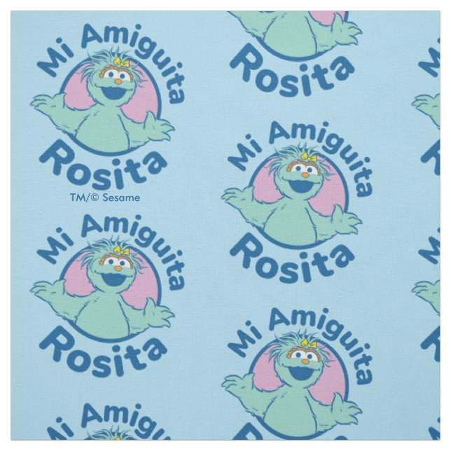 Tecido Rua Sésamo | Mi Amiguita Rosita (Modelo)