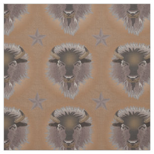 Tecido Russo Western Plains Bison