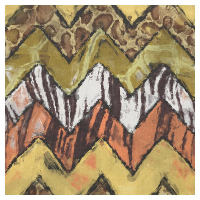 Tecido Safari de Chevron (Modelo)