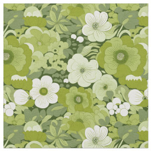 Tecido Sage Green Floral