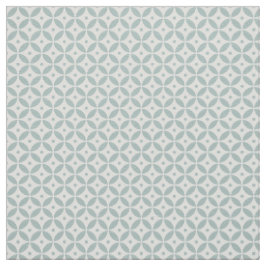 Tecido Sage Green Geométrico Patterno Shippo