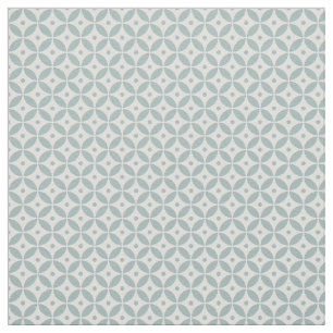 Tecido Sage Green Geométrico Patterno Shippo
