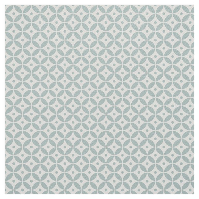 Tecido Sage Green Geométrico Patterno Shippo (Modelo)