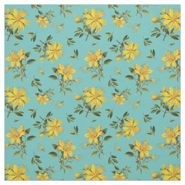 Tecido Saint Johns Wort Flowers Pattern (Modelo)