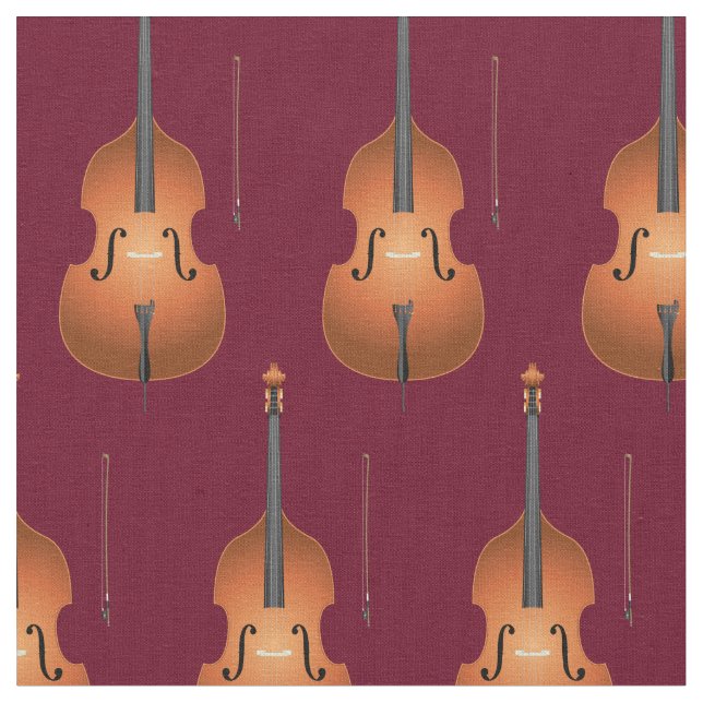 Tecido Sala Musical do Jazz Decor Maroon (Detalhe)